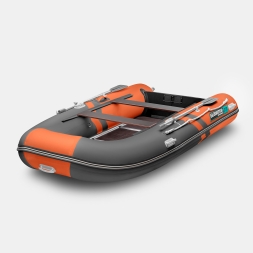 GLADIATOR B 330 LIGHT B Оранжево-темносерый моторная лодка ПВХ Пайол 9 мм