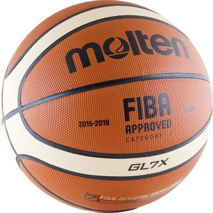 Мяч баскетбольный Molten BGL7X-RFB №7 FIBA оптом, фото 1