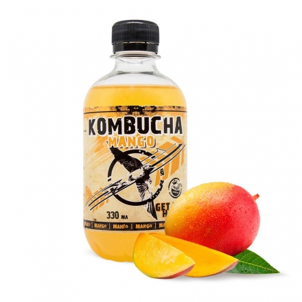 Чайный гриб (RN) Royal Kombucha 330мл Манго (1 бут) оптом, фото 1