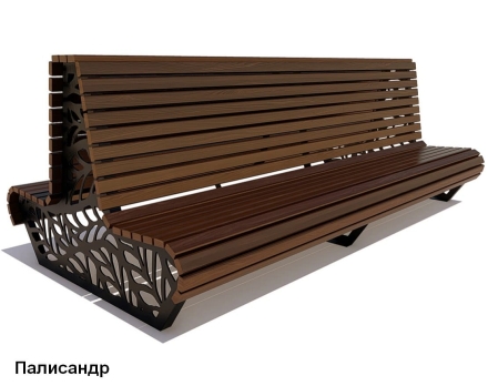 Скамейка уличная Ялта, Лиственница 1,8 м оптом, фото 1