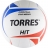 Мяч вол. &quot;TORRES Hit&quot; арт.V30055, р.5, синт.кожа (ПУ), клееный, бут.кам, бело-красно-синий оптом