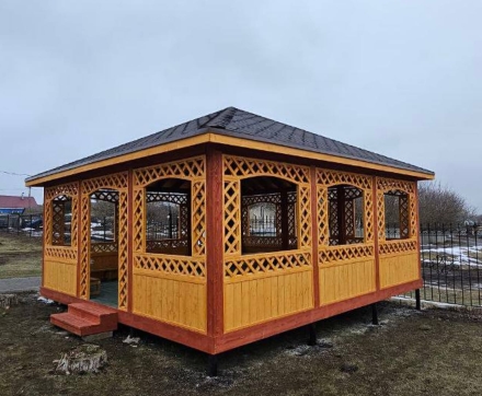 Квадратная беседка БОЛЬШАЯ АЗИЯ оптом, фото 4
