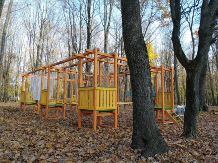 Детский веревочный парк 9 этапов (без страховки) оптом, фото 6