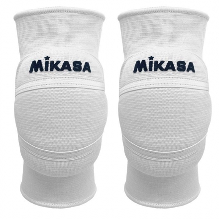 Наколенники волейбольные &quot;MIKASA&quot;, размер L, хлопок, эластичная микрофибра, пена ЭВА, белый оптом, фото 1