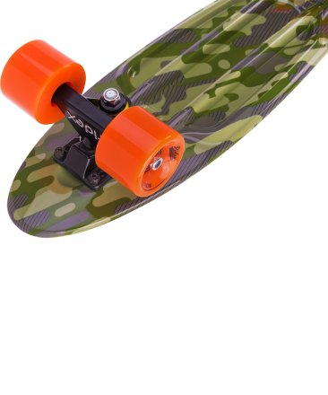 Круизер пластиковый Camo, 22&#039;&#039;x6&#039;&#039;, ABEC-9 оптом, фото 3