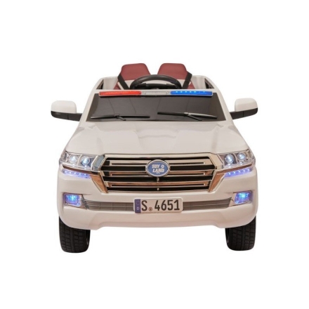 Электромобиль Land Cruiser Police YBH 4651 4WD белый оптом, фото 5