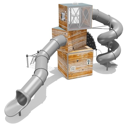 Игровой комплекс Эко Кубус VST 4503/1 для детской площадки оптом, фото 2