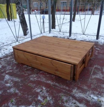 Песочница с крышкой оптом, фото 3