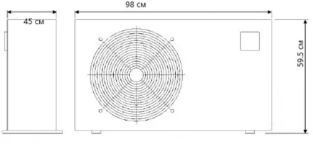 Тепловой насос Poolmagic CP90LS 9 кВт оптом, фото 4