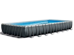 26378 Каркасный бассейн Ultra Frame 975х488х132см, фильтр-насос, лестница, тент, подстилка, фото 1