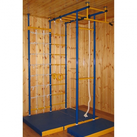 Детский спортивный комплекс Городок Babysport 4-х опорный с сеткой-1м. оптом, фото 2