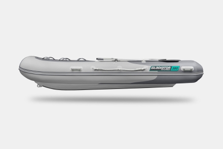 Gladiator RIB 380 AL Светло-темносерый моторная лодка ПВХ Жесткое дно (морской алюминий), киль оптом, фото 5