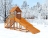 Зимняя горка Snow Fox Start с крышей (скат 4 м) оптом