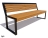 Скамейка парковая Вокзал, Сосна 1,8 м оптом