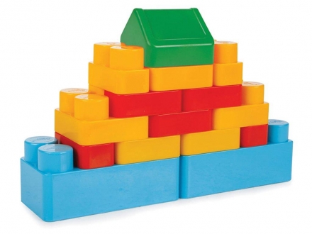 Конструктор из 60 деталей Pilsan Jumbo Magic Blocks (03-227) оптом, фото 3