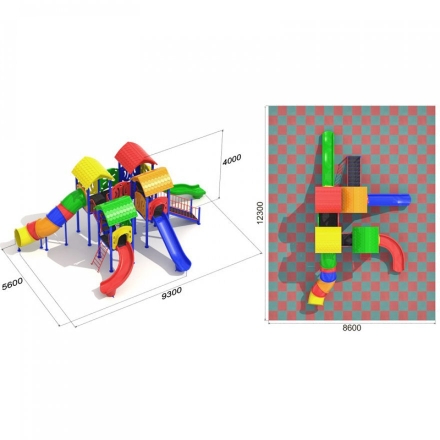 Игровая площадка Зоопарк 3.1 оптом, фото 3