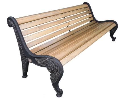 Парковая скамейка Астра, Лиственница 1,5 м оптом, фото 2