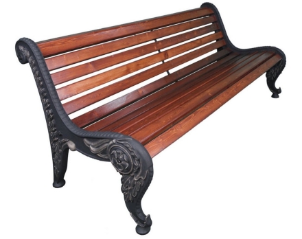 Парковая скамейка Астра, Лиственница 1,5 м оптом, фото 4