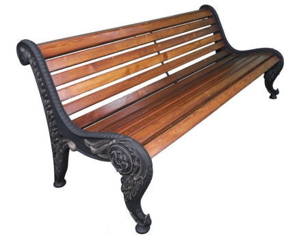 Парковая скамейка Астра, Лиственница 1,5 м оптом, фото 5