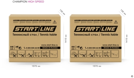 Теннисный стол Champion HIGH SPEED Black оптом, фото 5