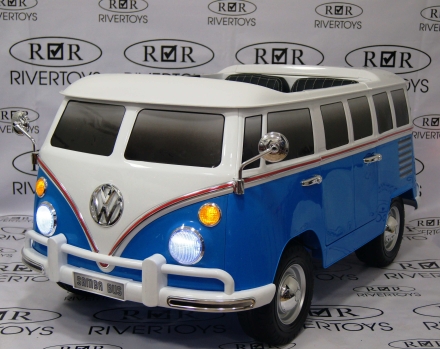 Электромобиль Автобус х444хх Volkswagen (ЛИЦЕНЗИЯ) Двухместный X444XX оптом, фото 1