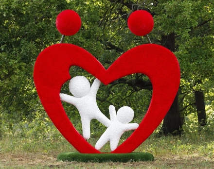 Топиари стела Семья - газон Deluxe+Eco оптом, фото 1