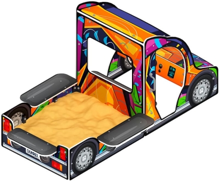 Песочница Грузовичек (маскарад) ИО 5.03.03-11 оптом, фото 4