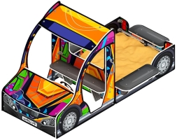 Песочница Грузовичек (маскарад) ИО 5.03.03-11, фото 1 Песочница Грузовичек (маскарад) ИО 5.03.03-11, фото 1