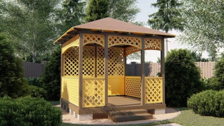 Квадратная беседка ИТАЛИЯ оптом, фото 6