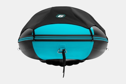 GLADIATOR E 380 PRO AIR Черно-бирюзовый моторная лодка ПВХ НДНД оптом, фото 9