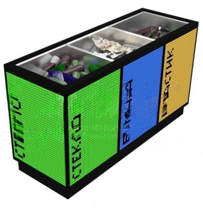 Умная урна Снотра 2, 1 секция оптом, фото 3