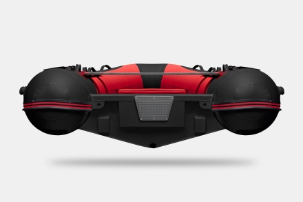 Gladiator RIB 380 AL Красно-черный моторная лодка ПВХ Жесткое дно (морской алюминий), киль оптом, фото 6