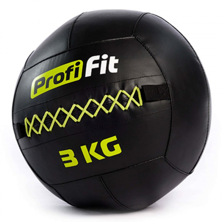 Медицинбол набивной (Wallball) PROFI-FIT, 3 кг оптом, фото 1
