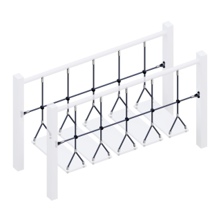 ​Комплект ограждений (две половинки) подвесного моста для детских игровых комплексов. оптом, фото 4