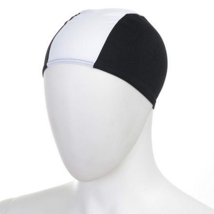 Шапочка для плавания детская &quot;FASHY Polyester Cap&quot;, бело-черный, полиэстер оптом, фото 1