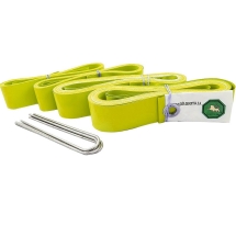 Компл. для разм. площ. для пляж. вол. "EL LEON DE ORO" арт.94995000006,ПВХ,шир.5,0 см,8х16 м, желтый