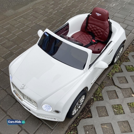 Детский электромобиль Bentley Mulsanne JE1006 белый оптом, фото 8