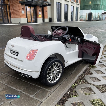 Детский электромобиль Bentley Mulsanne JE1006 белый оптом, фото 6