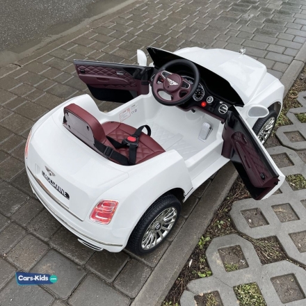 Детский электромобиль Bentley Mulsanne JE1006 белый оптом, фото 3