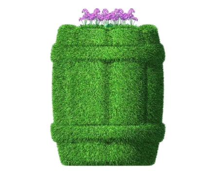 Топиари Бочка, h=60см - газон Eco оптом, фото 2