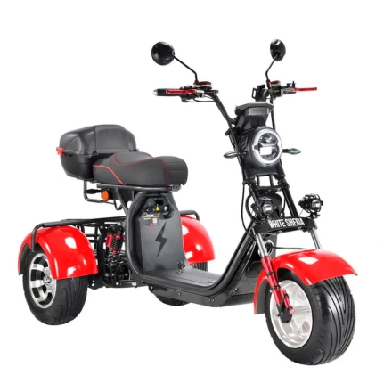 Электроскутер Citycoco WS-PRO+ trike 3000w 21ah (красный) оптом, фото 1