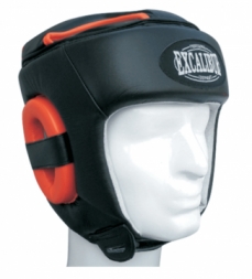 Шлем боксерский Excalibur 719 Buffalo Leather - Black/Red