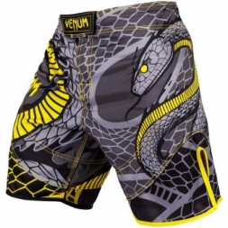 Шорты ММА Venum Snaker Black/Yellow, фото 1
