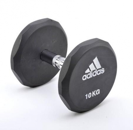 Гантель обрезиненная Adidas 10 кг Арт.ADWT-10322 оптом, фото 1