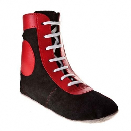 Самбовки (замша) черно-красные р. 44 оптом, фото 1