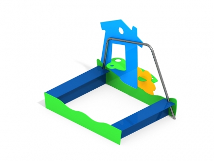 МФ 8.302.01 Песочница избушка нерж оптом, фото 1