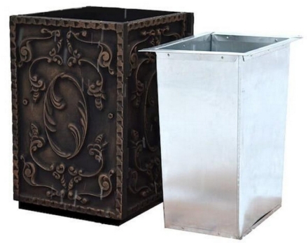 Урна чугунная квадратная Оплот 4 оптом, фото 2