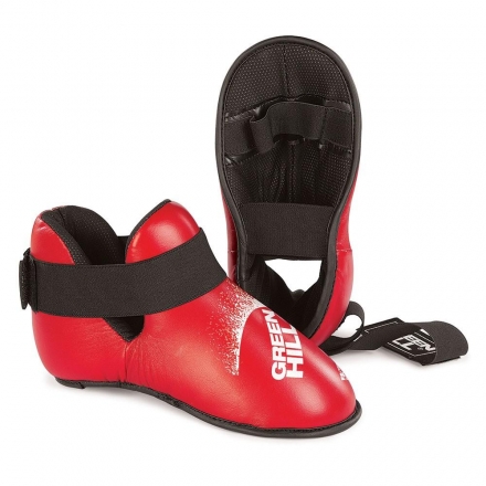 Футы (защита стоп) &quot;GREEN HILL PANTHER KIDS&quot;, размер 2 (11-14 л), красные оптом, фото 1