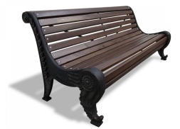 Скамейка уличная Парковая, Лиственница 1,8 м, фото 2