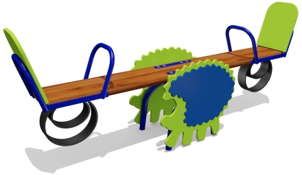 Качели-балансир Ёжик 04108.21 для детской площадки оптом, фото 1